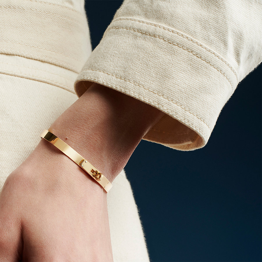 Hermes gold chain bracelet hotsell